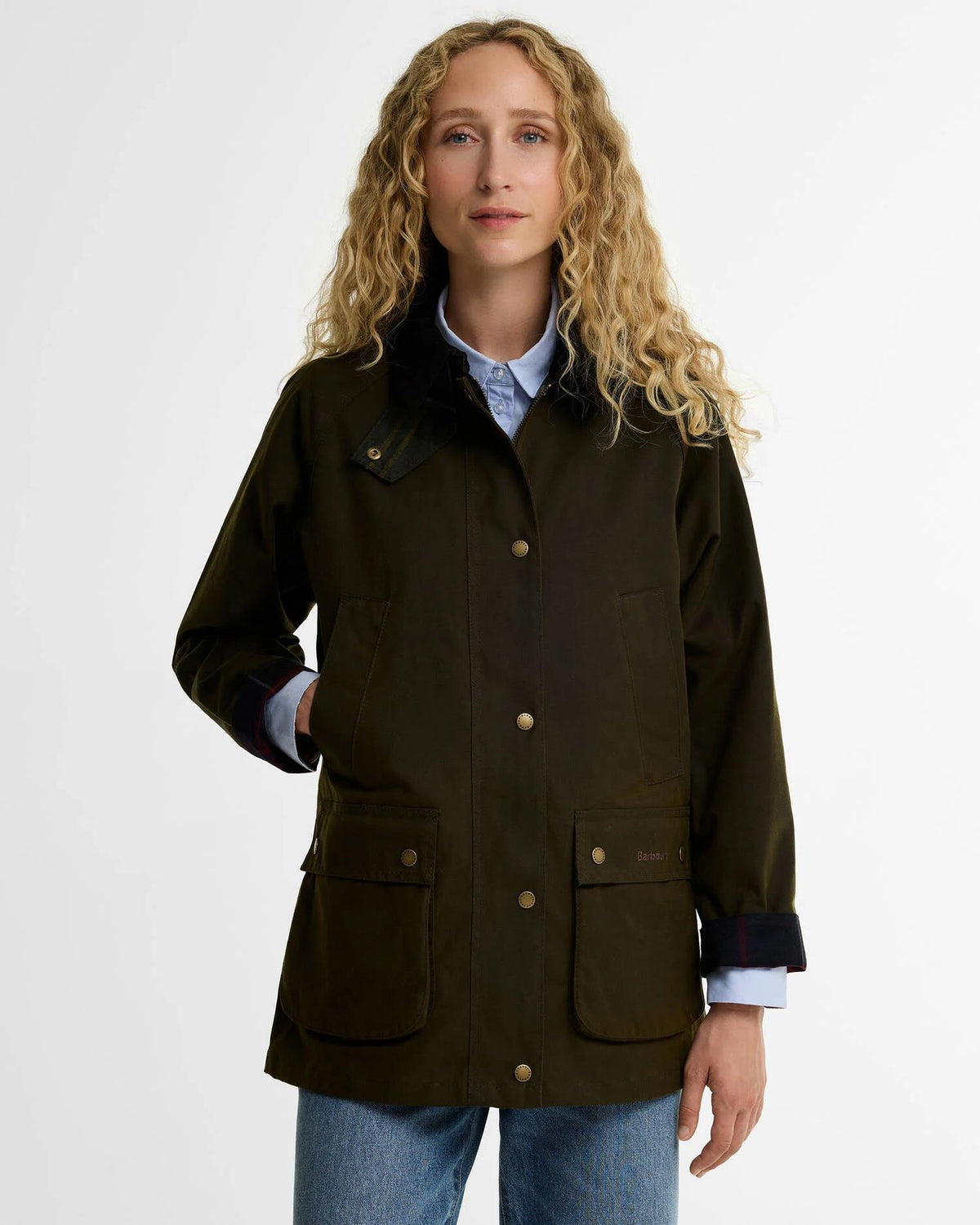 Acorn Waxed Jacket - Olive