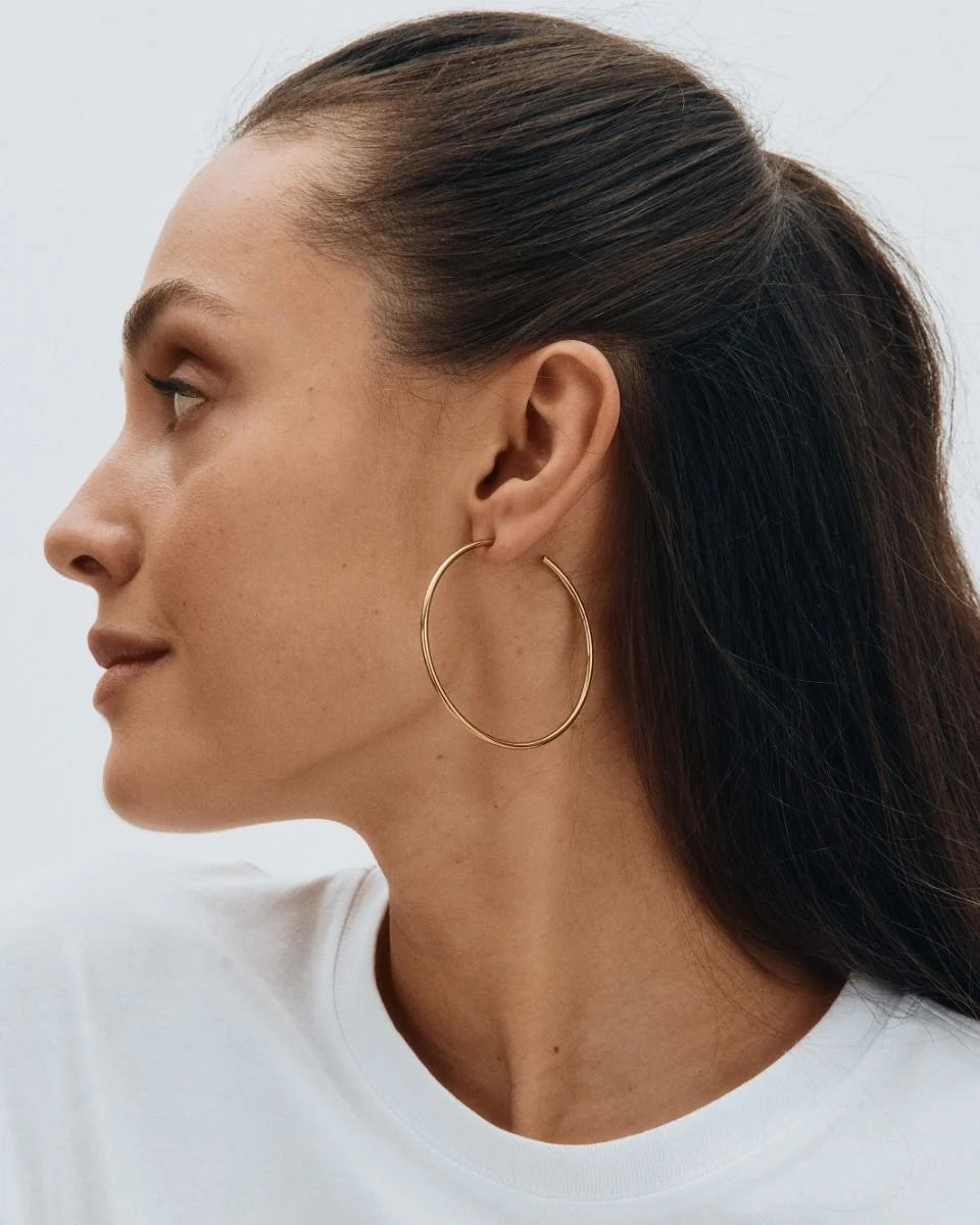 Hoops Earrings Gold L