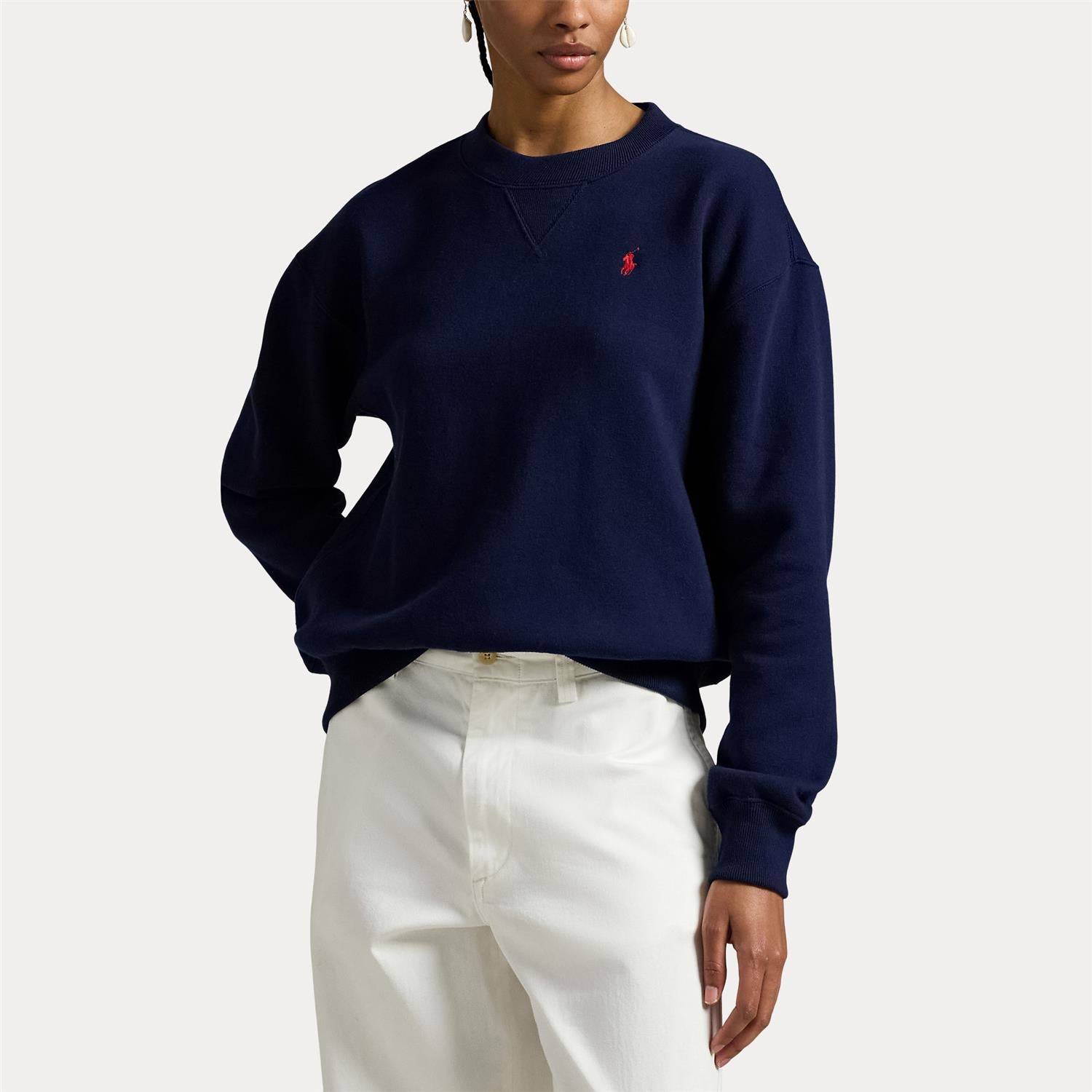 Fleece Crewneck Cruise Navy
