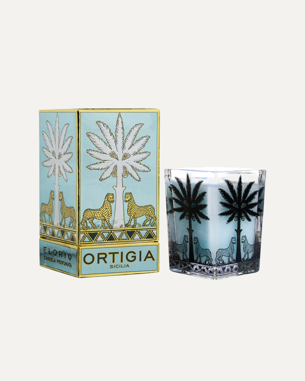 Florio Large Square Candle