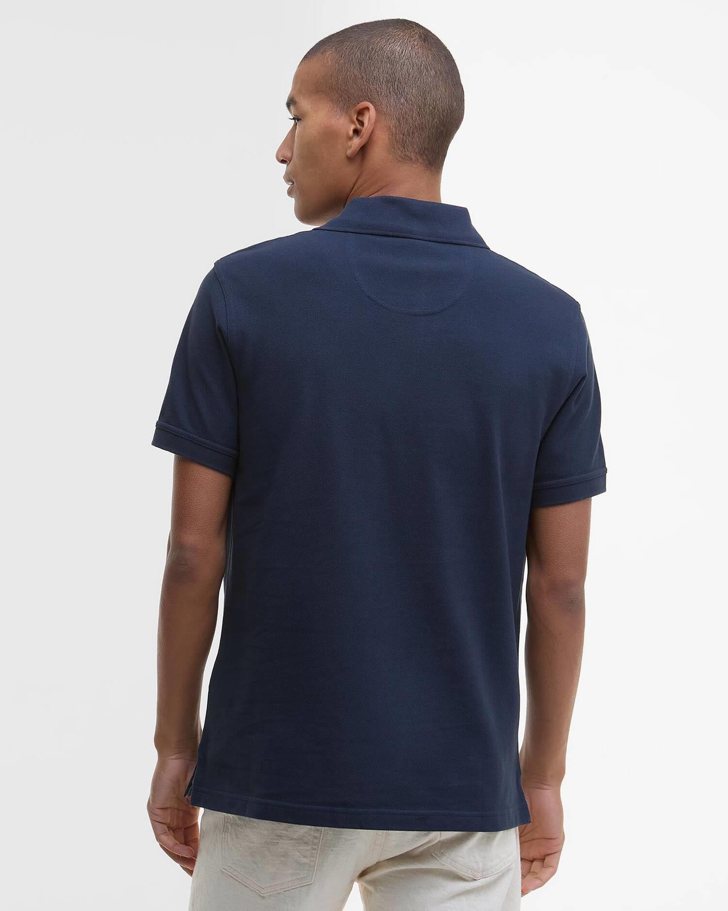 Pique Polo Shirt - Navy