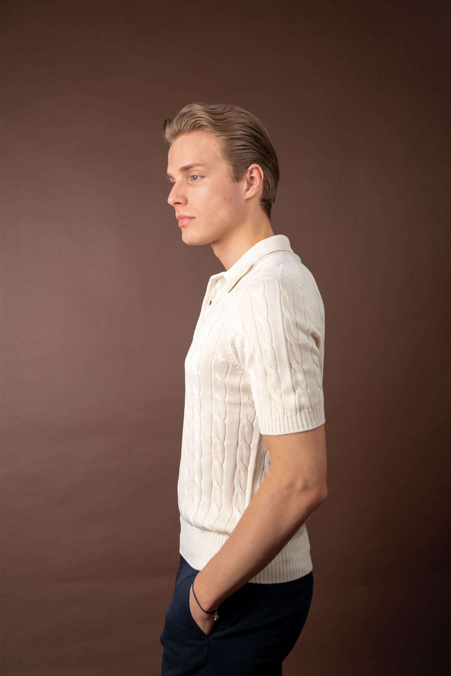 Pique Cable - White