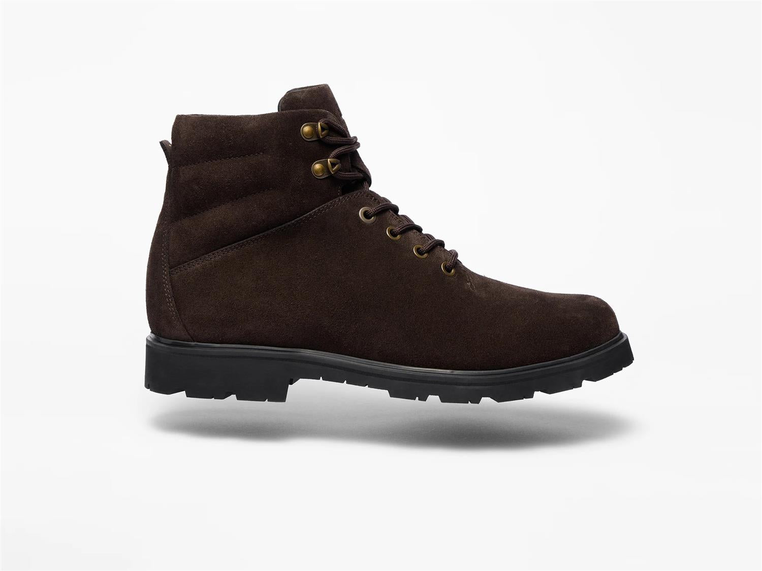 Black Storm Boot - Brown Suede