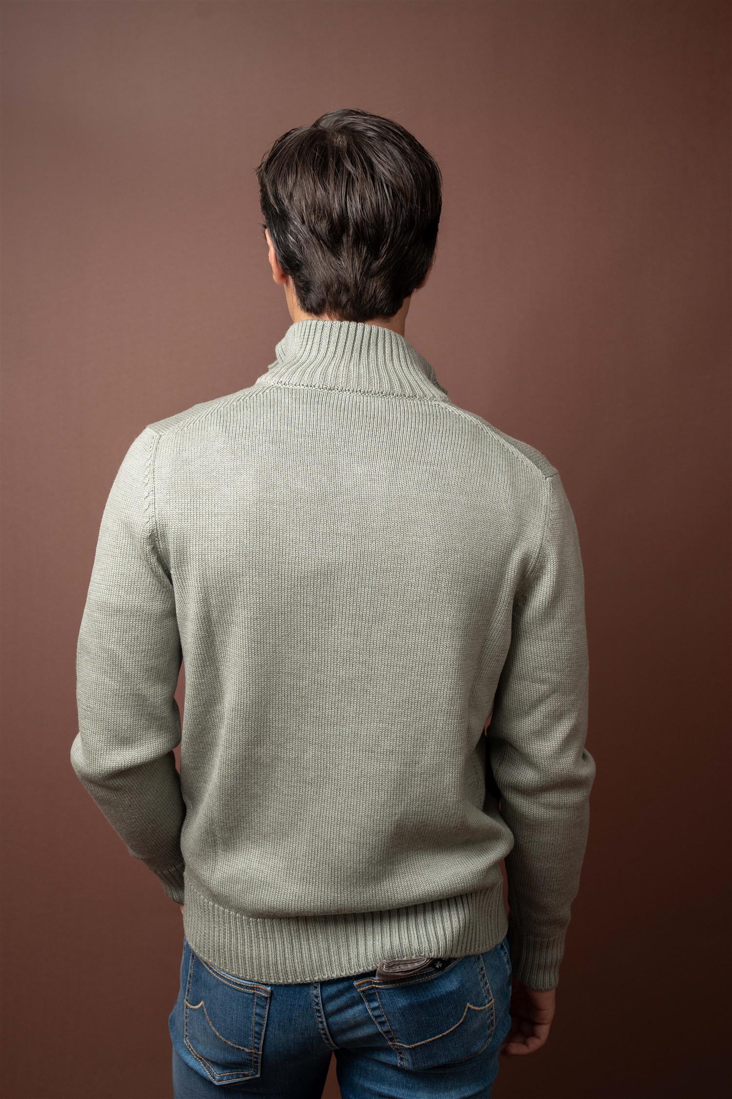 Corean Cardigan - Light/Green