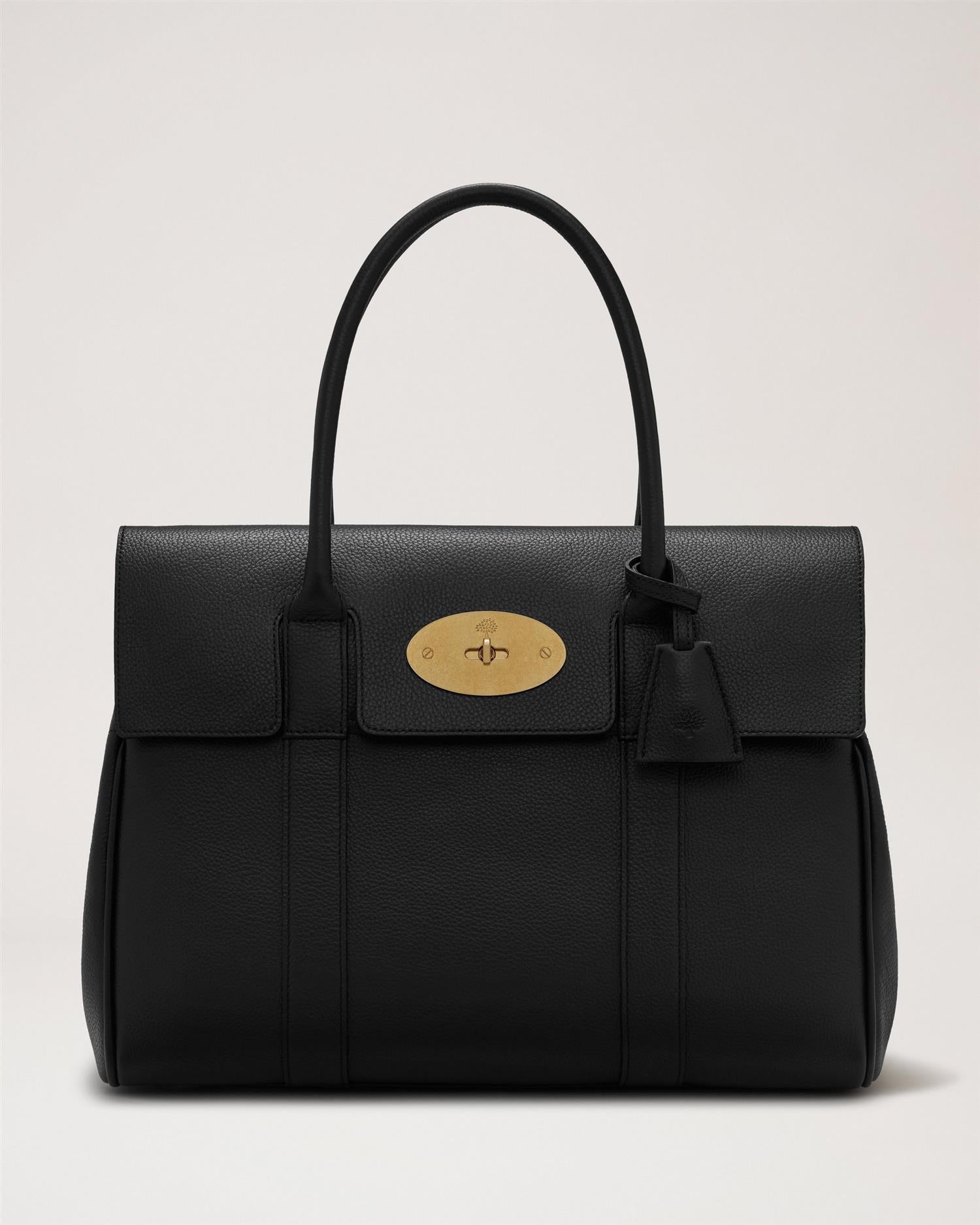 Bayswater Small Classic Grain Black-Brass