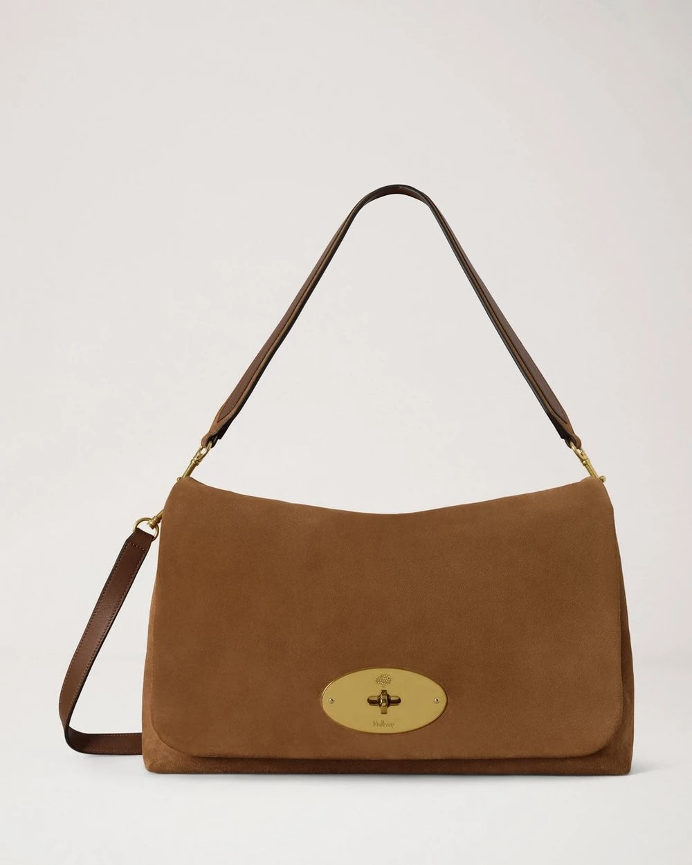 Large Delilah Vintage Oak Suede