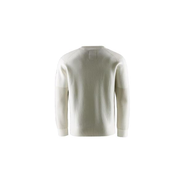 Spine Knitted Crewneck - Off-white