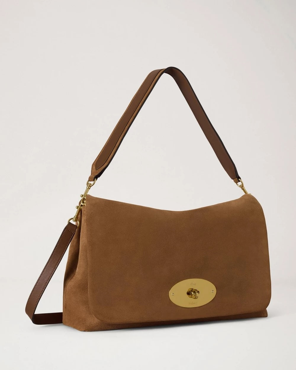 Large Delilah Vintage Oak Suede