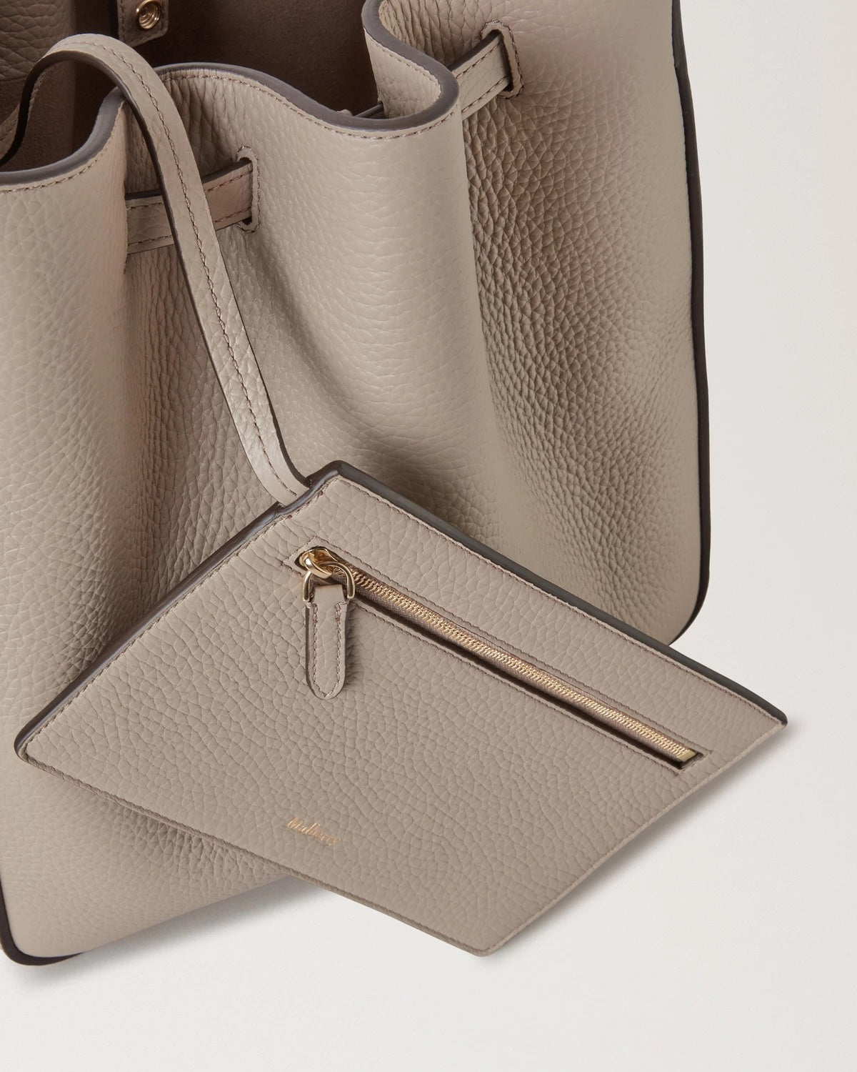 Lyra Bucket Cashmere Taupe Heavy Grain