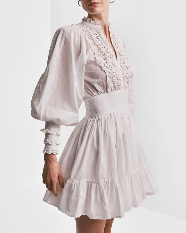 Cotton Slub Mini Dress