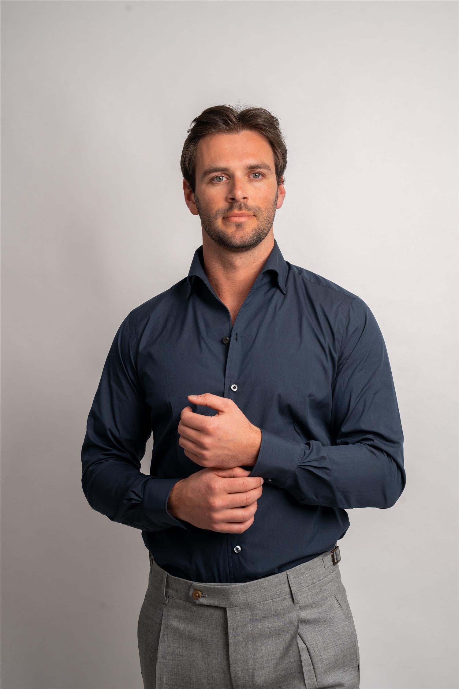 Spread Collar - Navy