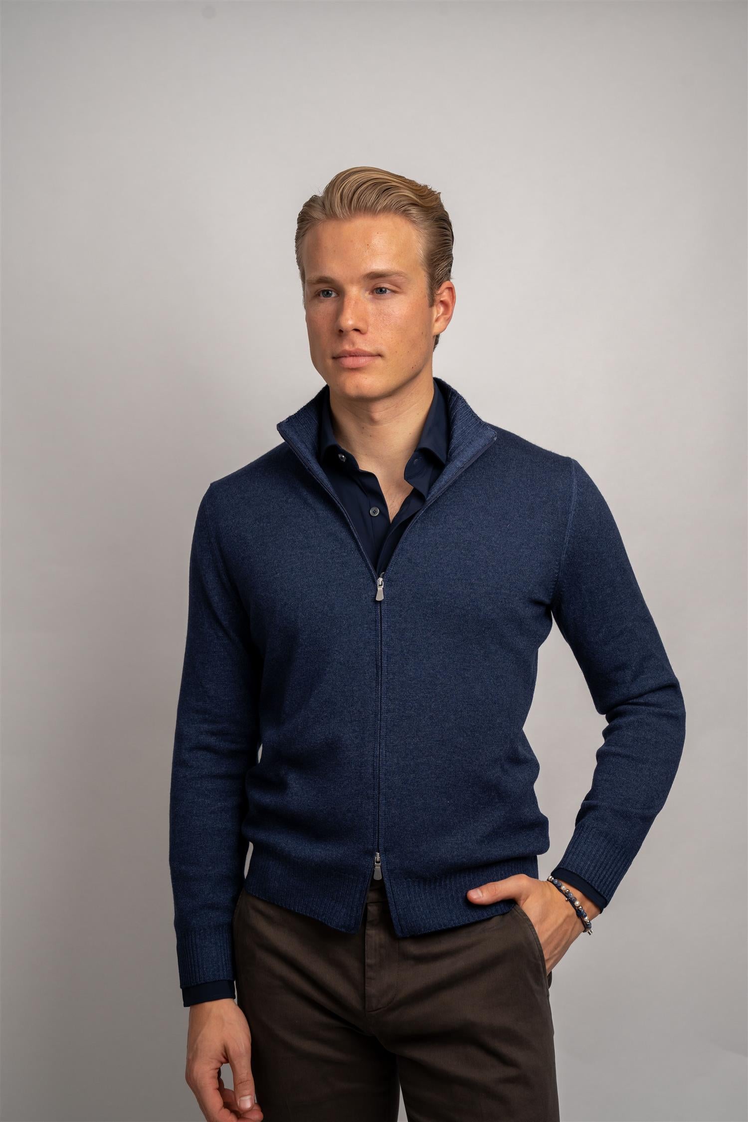 Full Zip - Navy