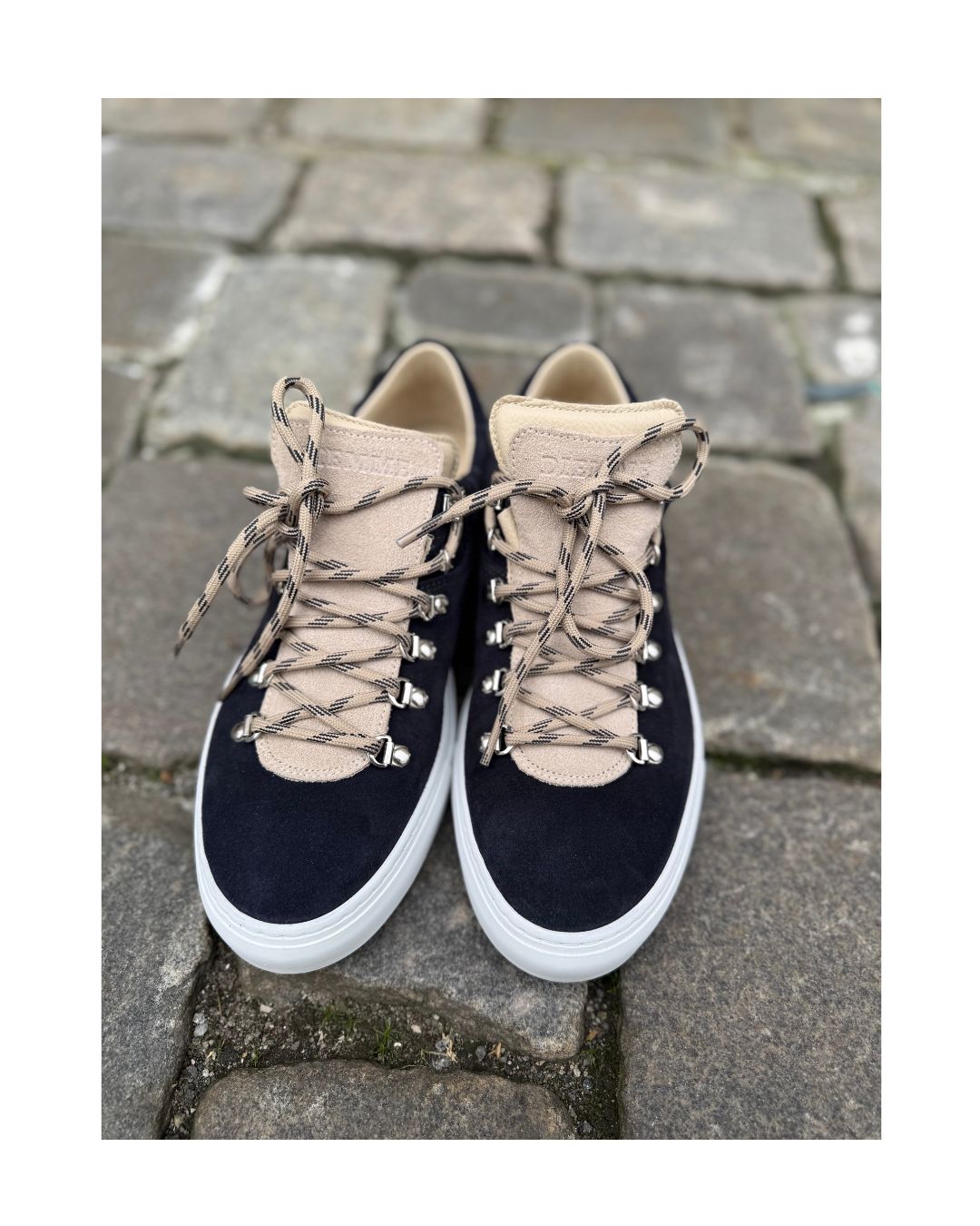 Marostica Low - Navy Suede Mix