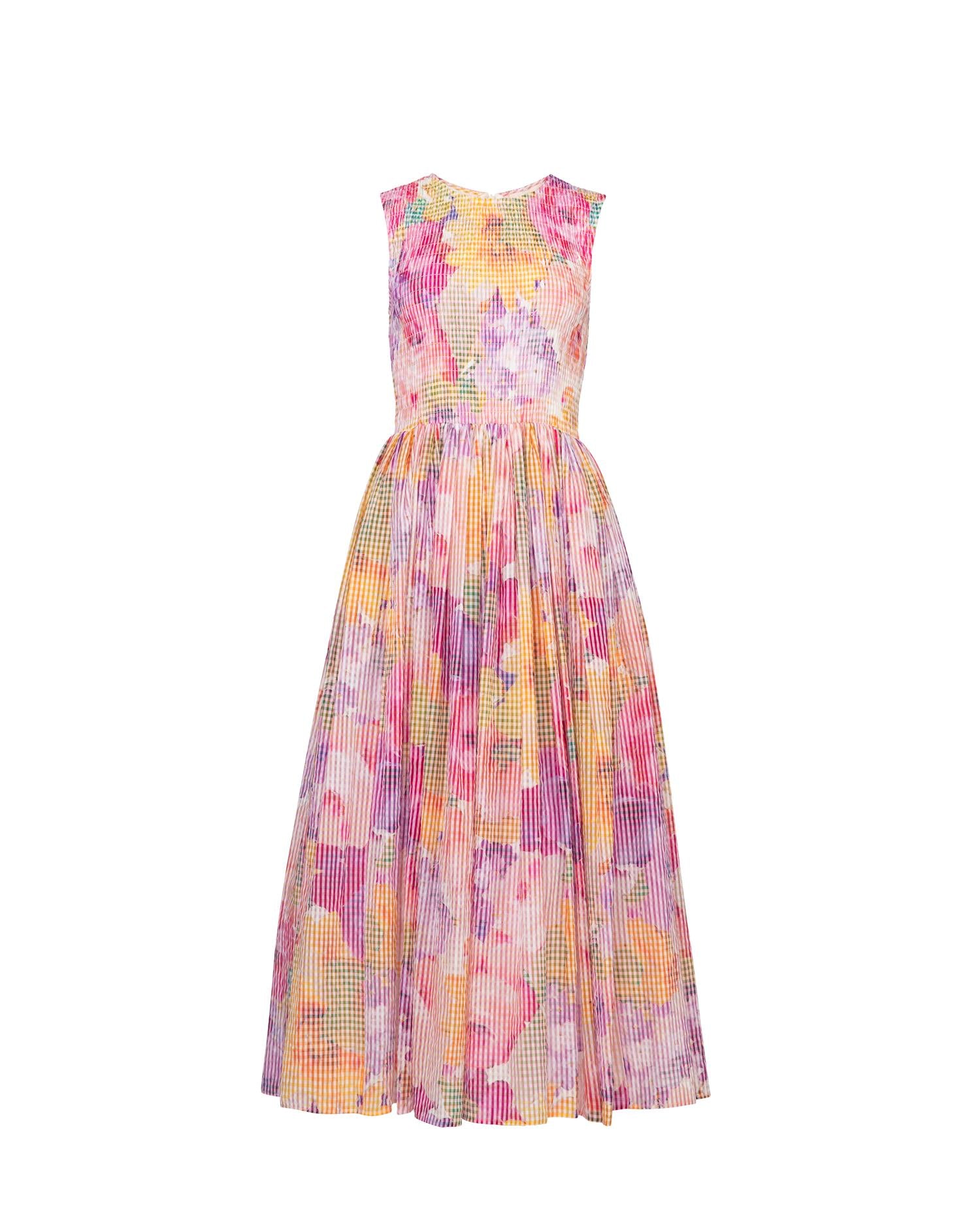 Checks Maxi Dress