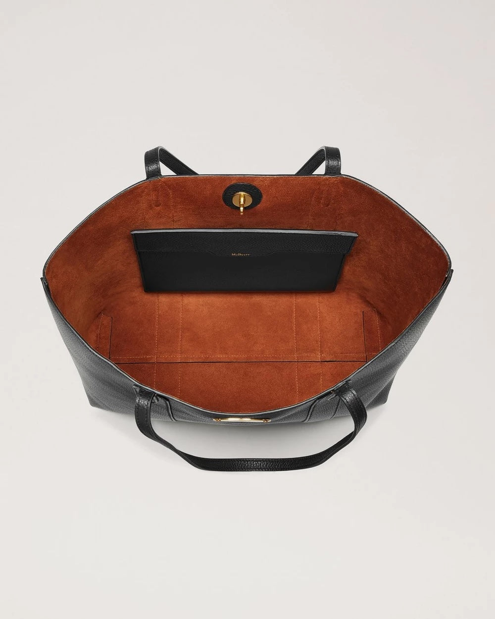 Bayswater Tote - Black Small Classic Grain