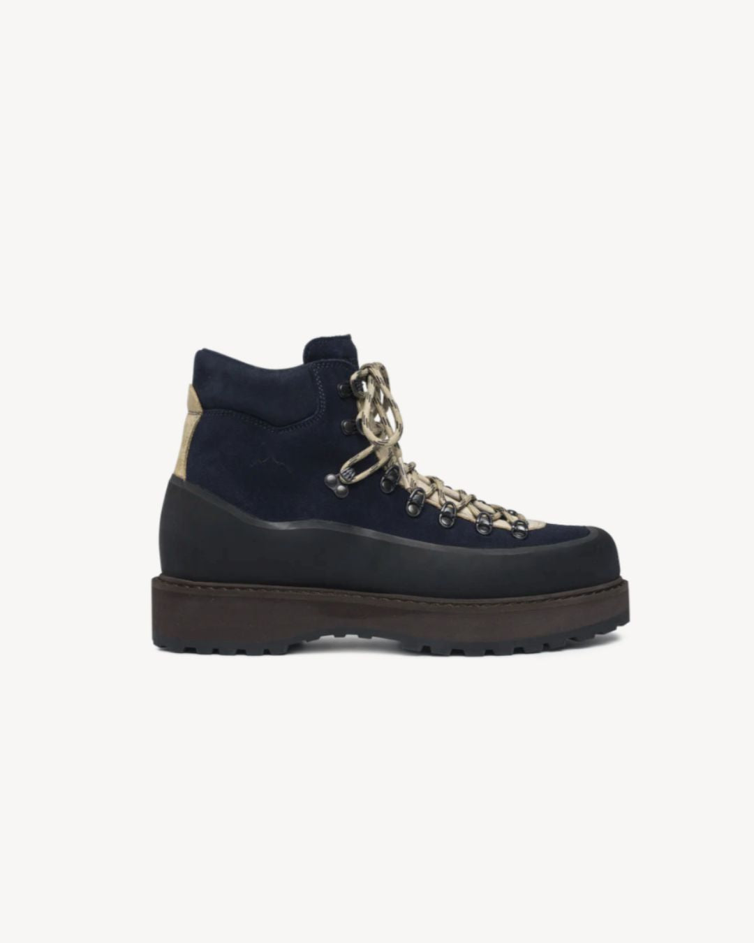 Roccia Vet Due Gomma - Navy Suede Mix