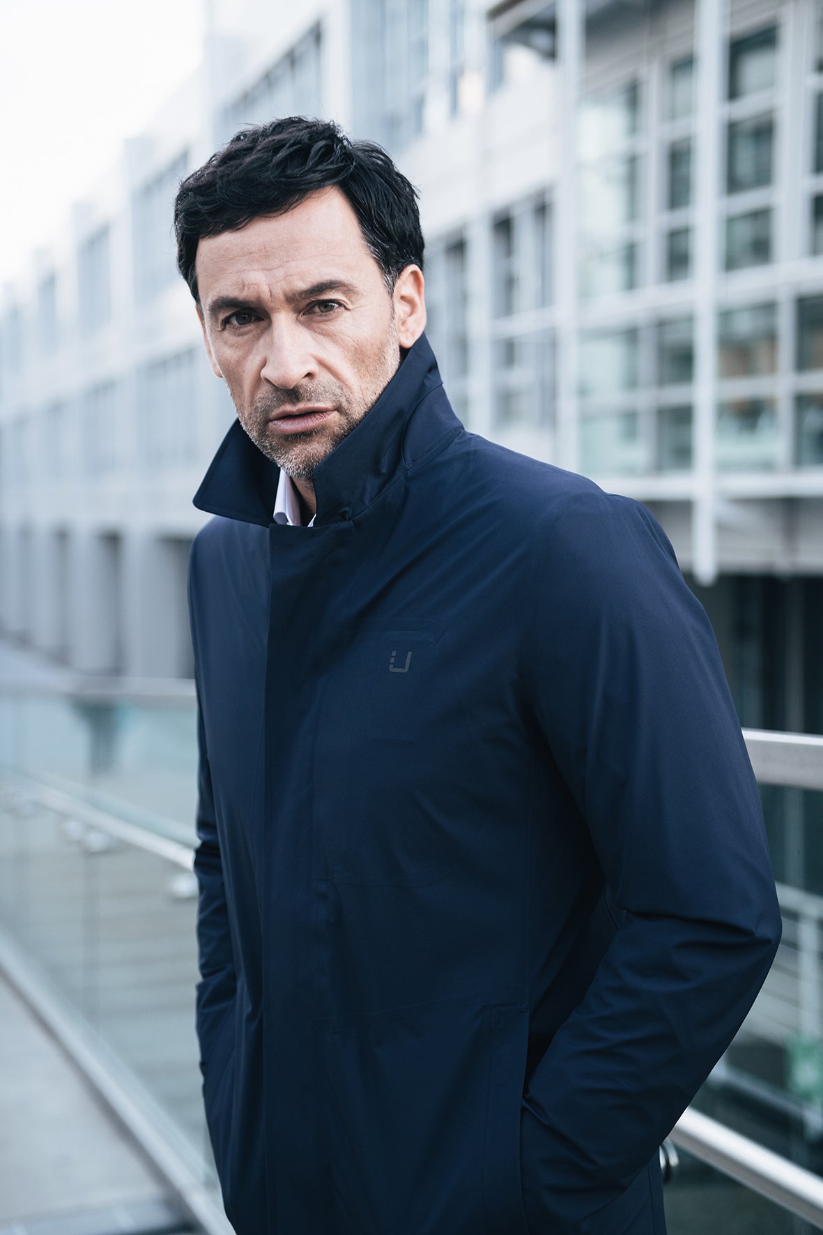 Sky Fall Coat - Navy