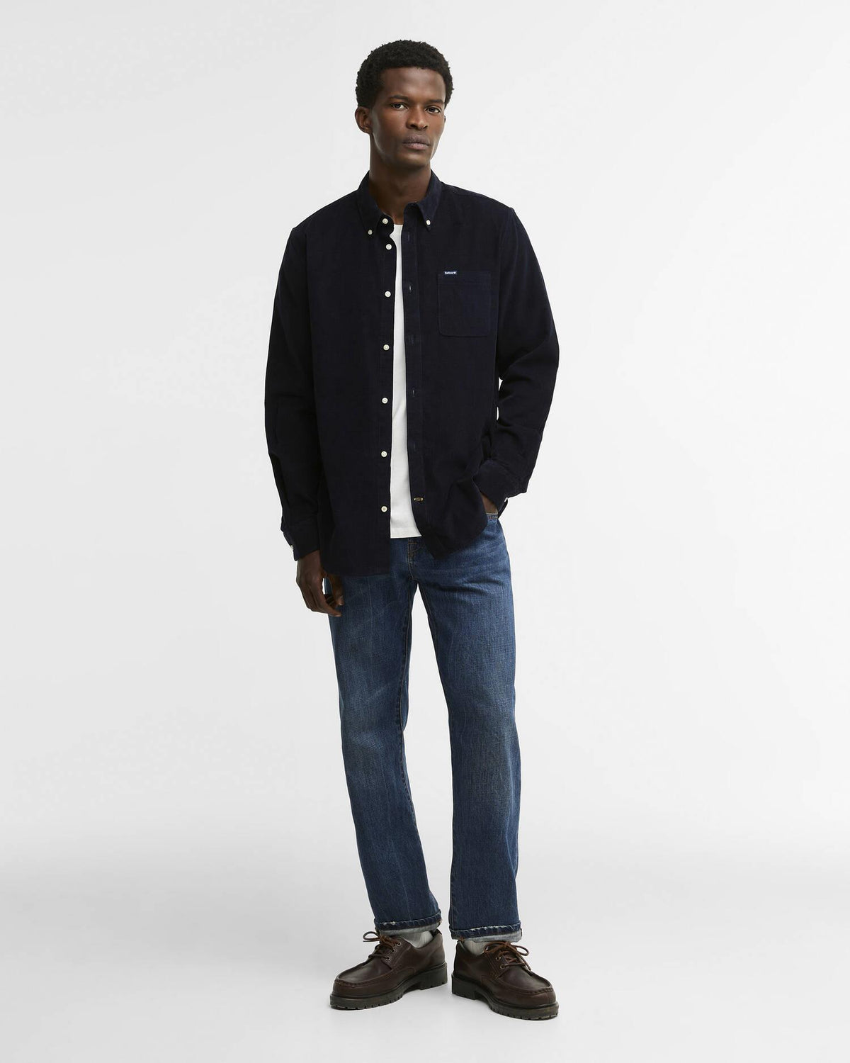 Ramsey Cord Shirt - Navy