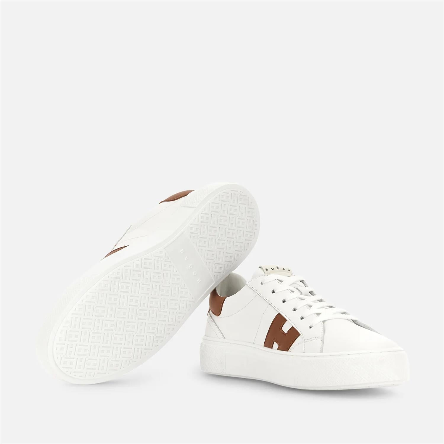 Allacciato Sneaker - White/Brown