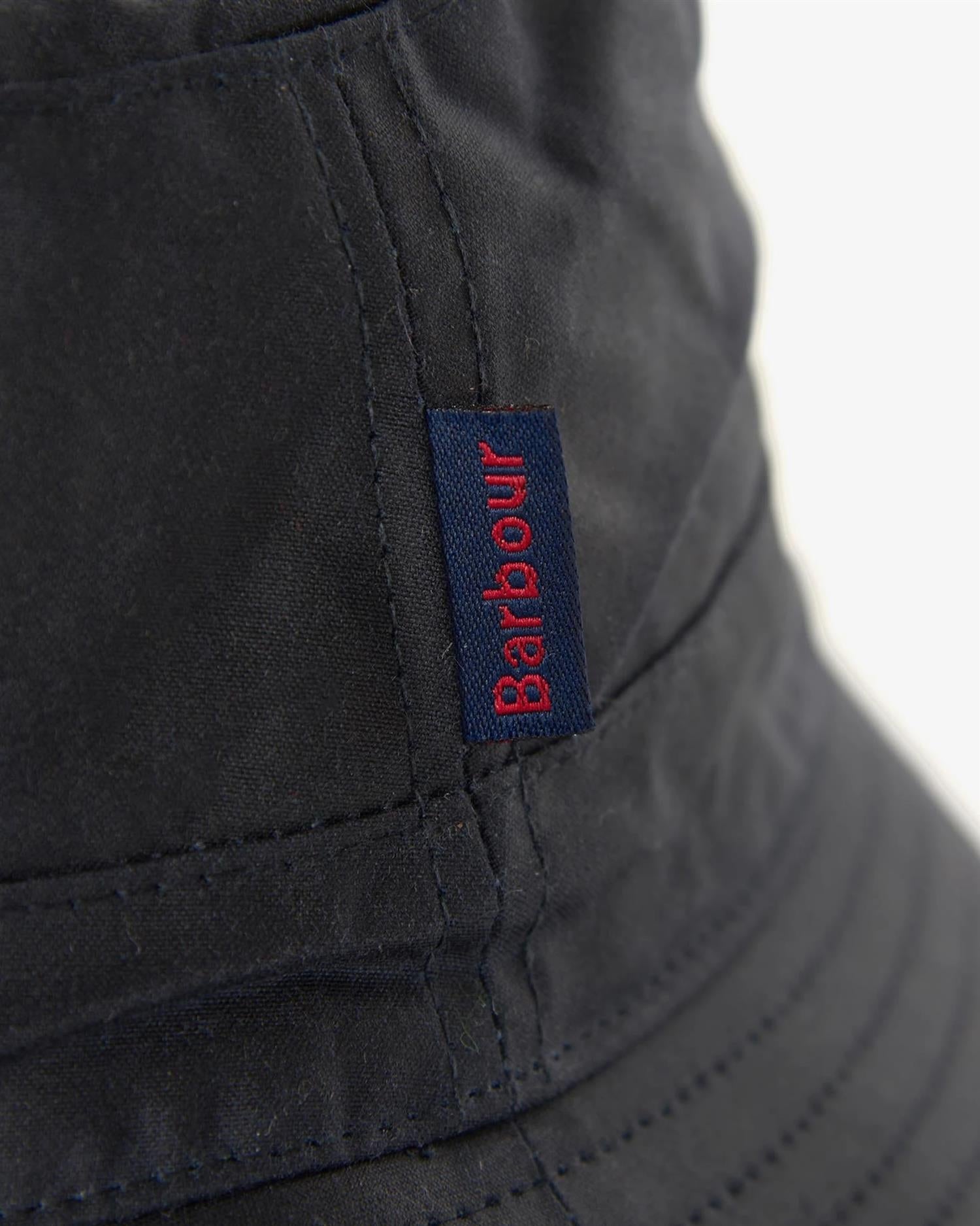 Waxed Bucket Hat Navy