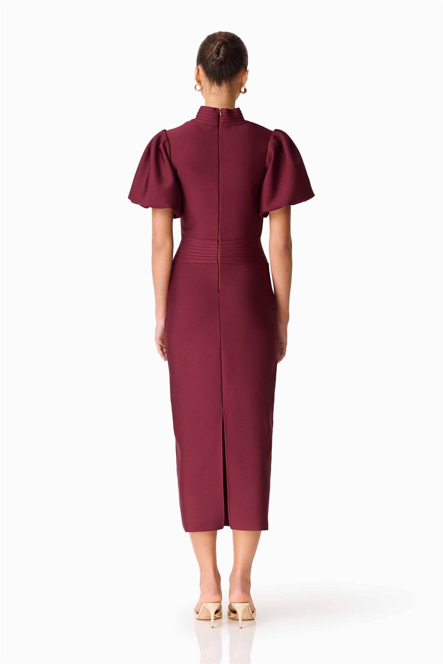 Ella Midi Dress Berry