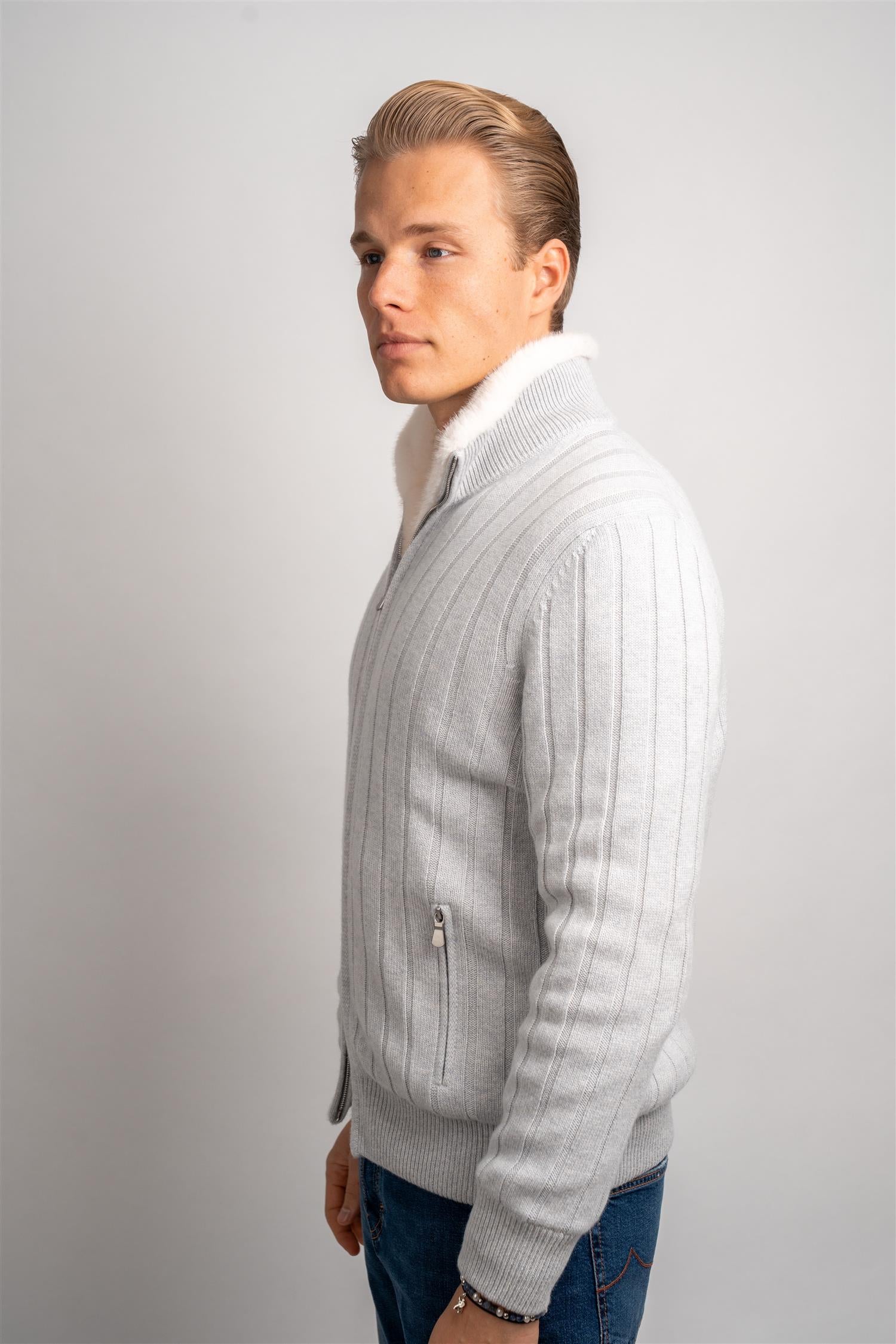 Cashmere Jacket - Grey