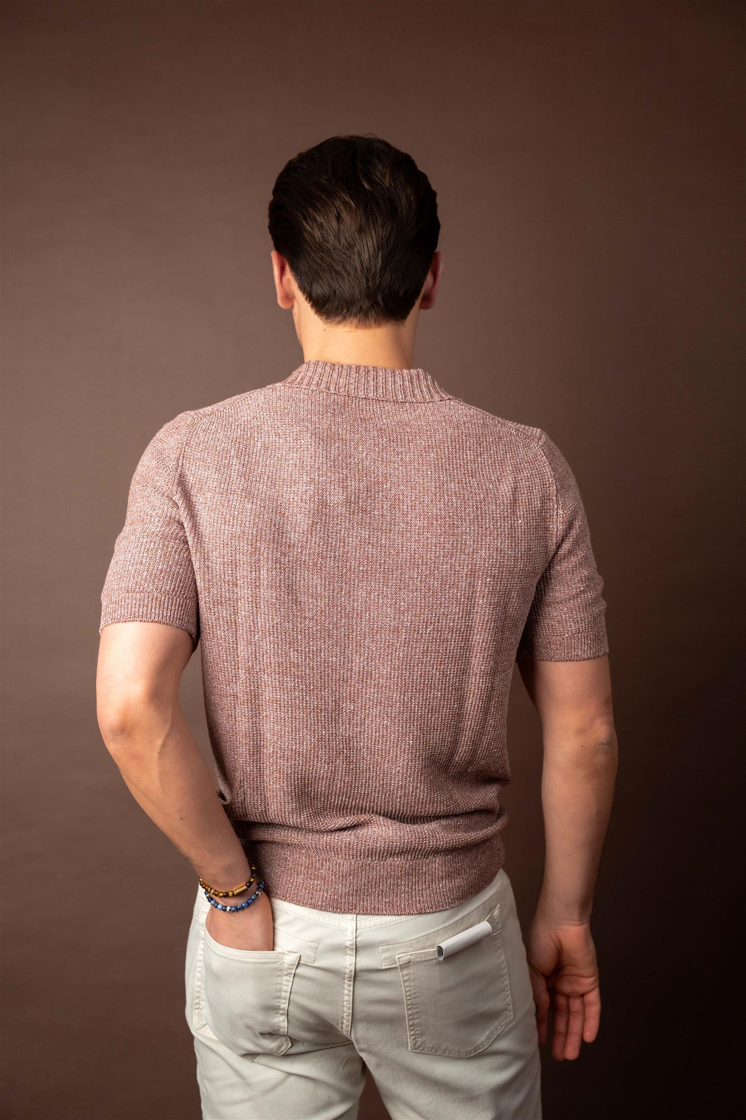 Tennis Polo - Rust