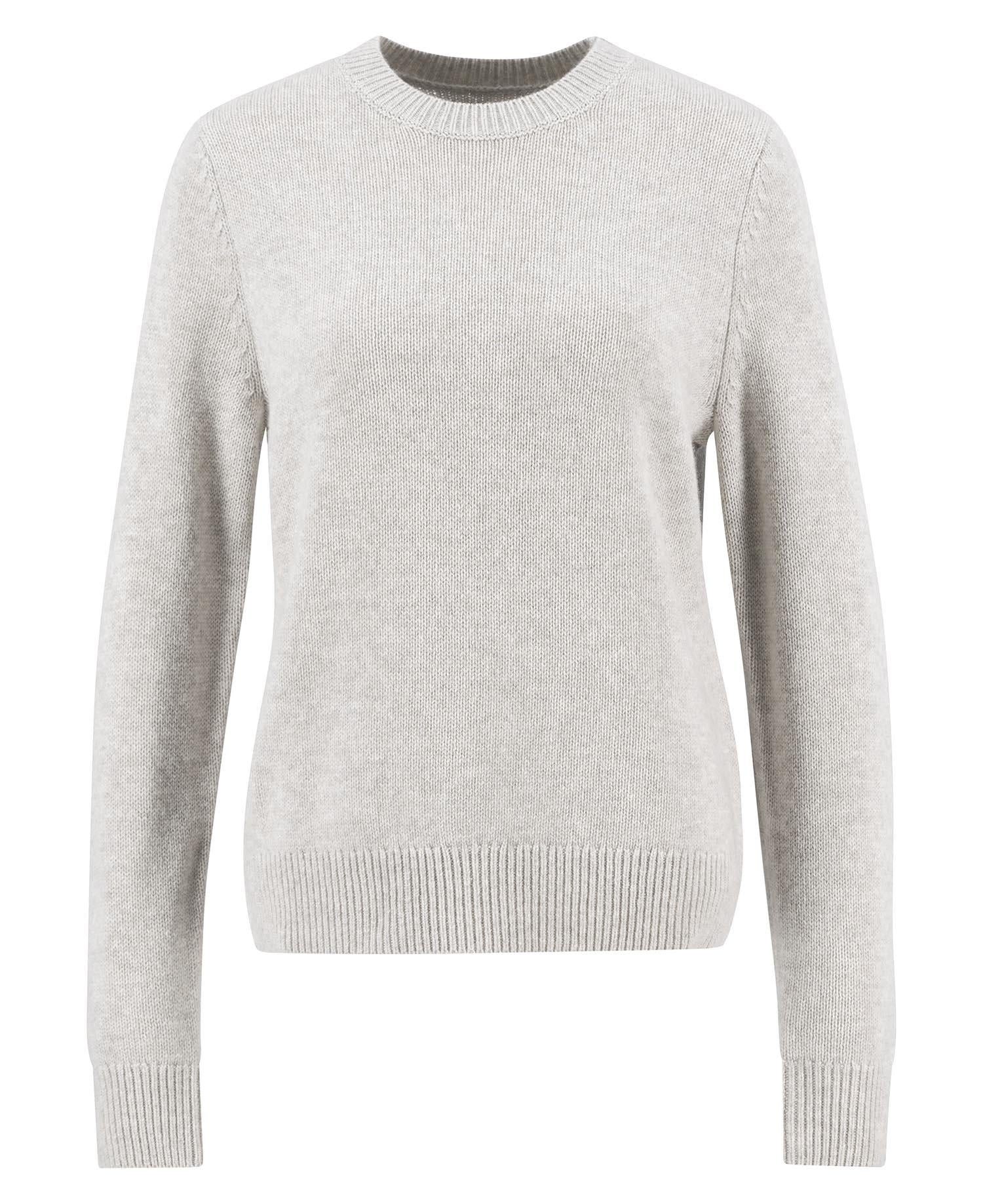 Woodhouse Wool-Cashmere Crew Neck Jumper Oatmeal