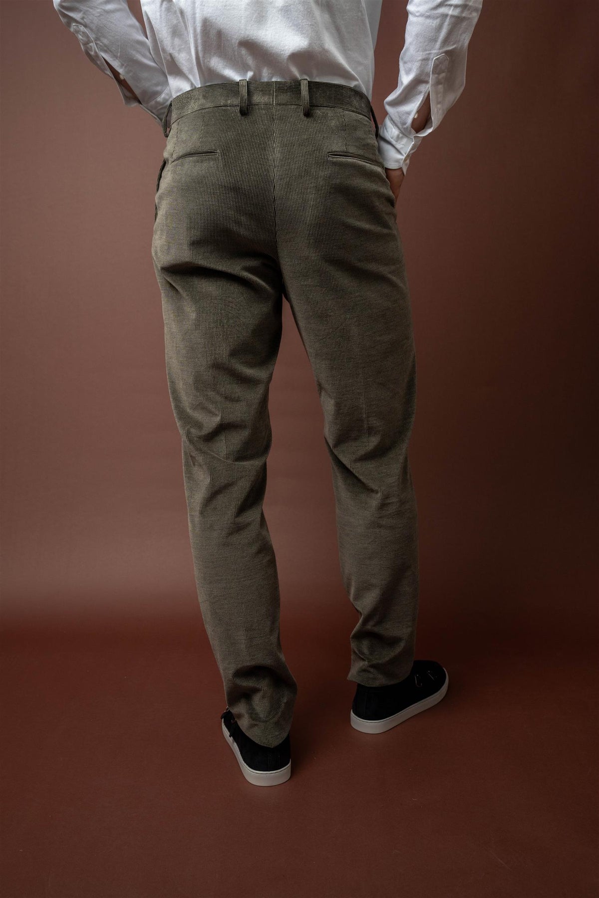 Cord Suit Pant - Green