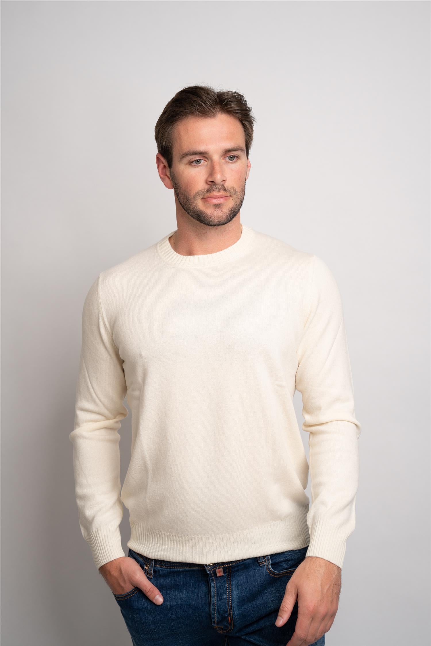 Crewneck Vintage Merino - Off-White