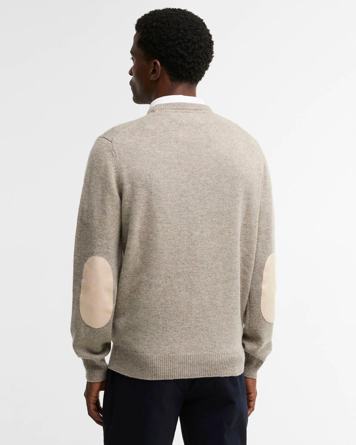 Ess Patch Crew Neck - Stone