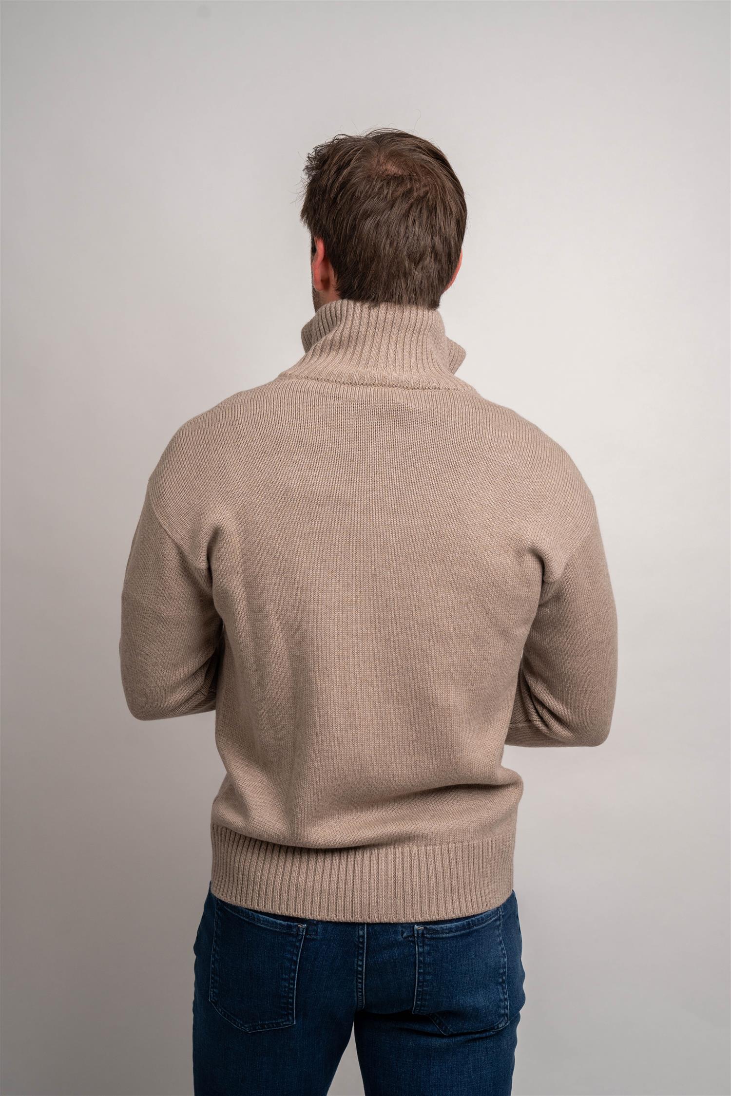 Heavy Full Zip - Beige