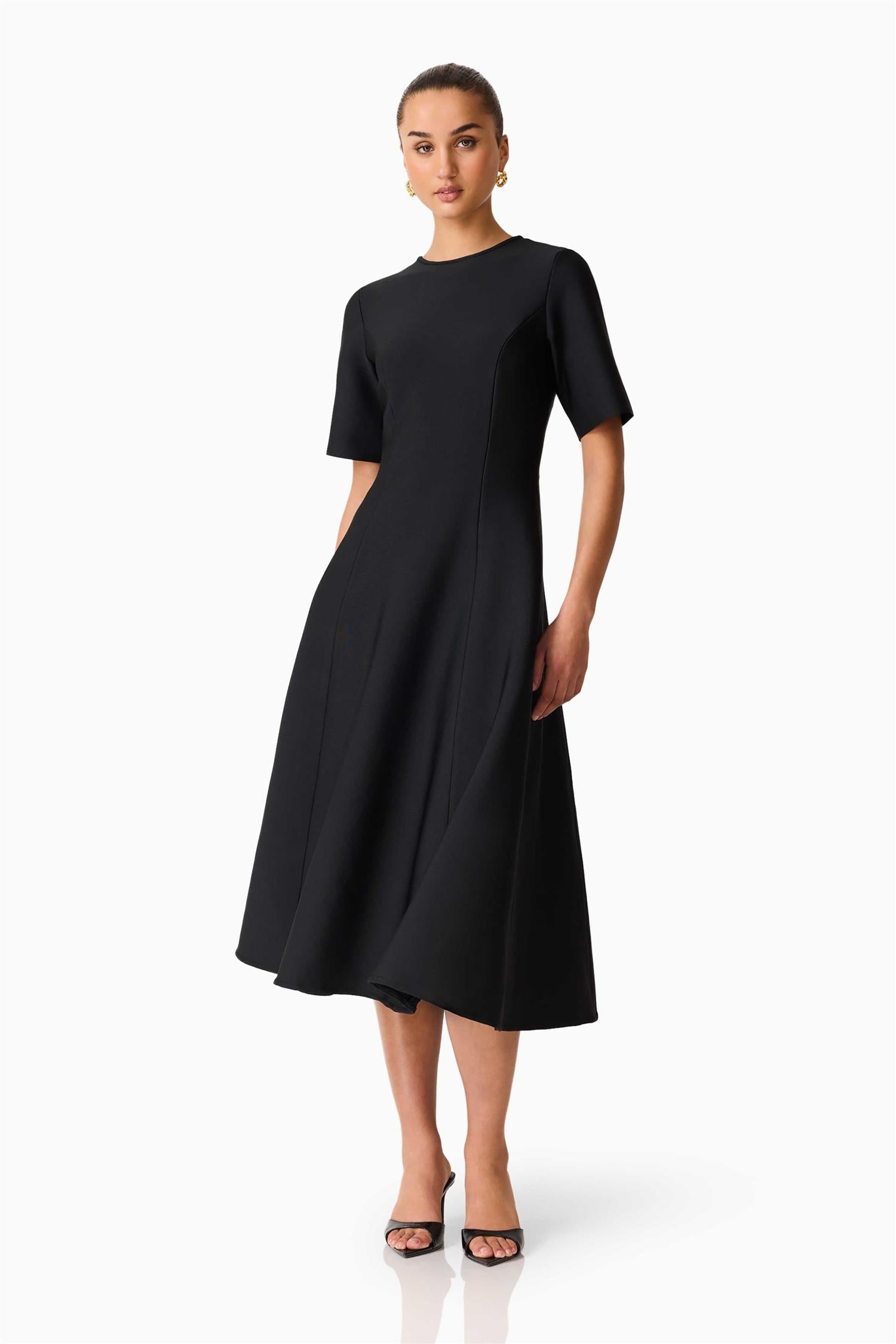 Audrey Midi Dress Black