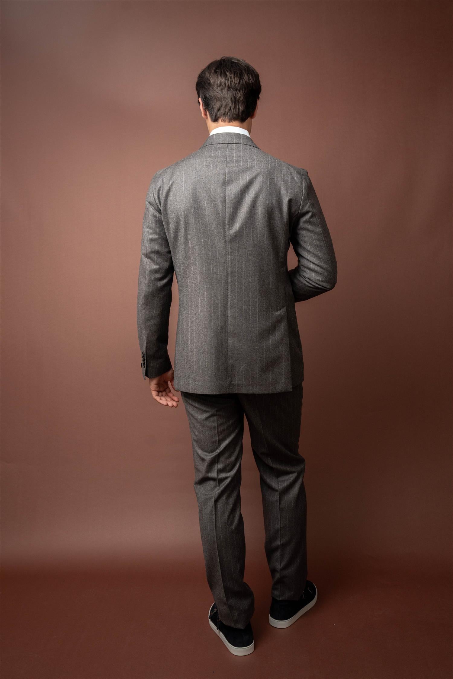 Super 110's Suit - Grey