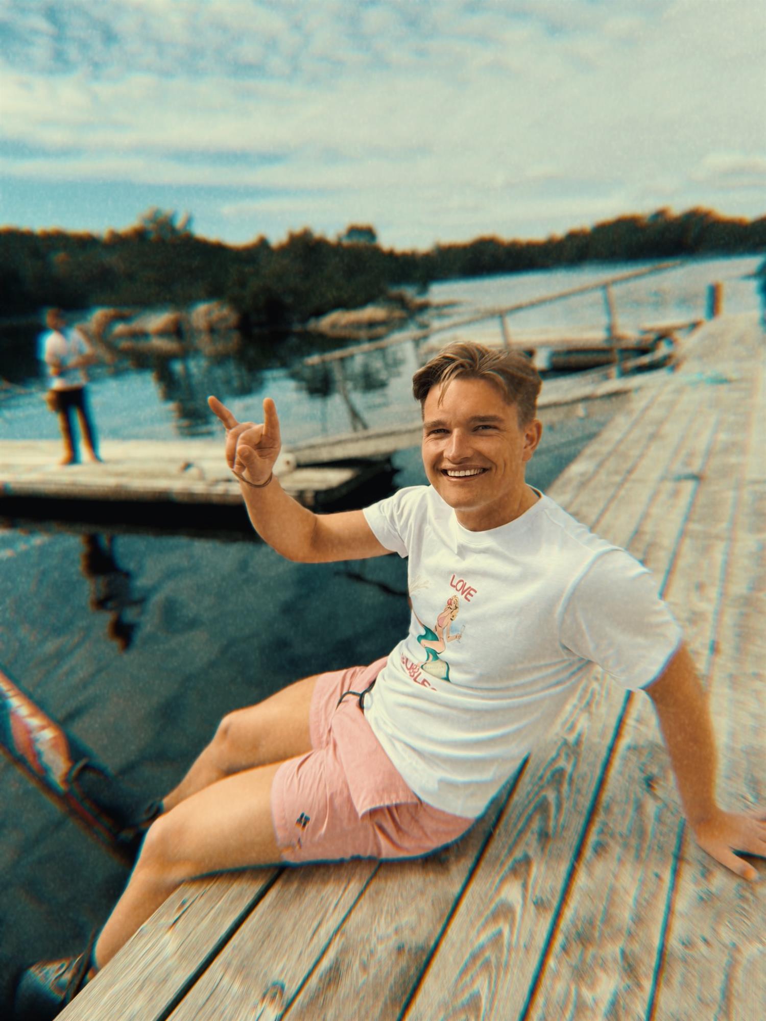 Love Bubbles Tee - Hvit