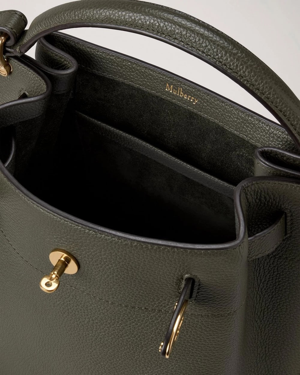 Islington Bucket Small Classic Grain Juniper Green