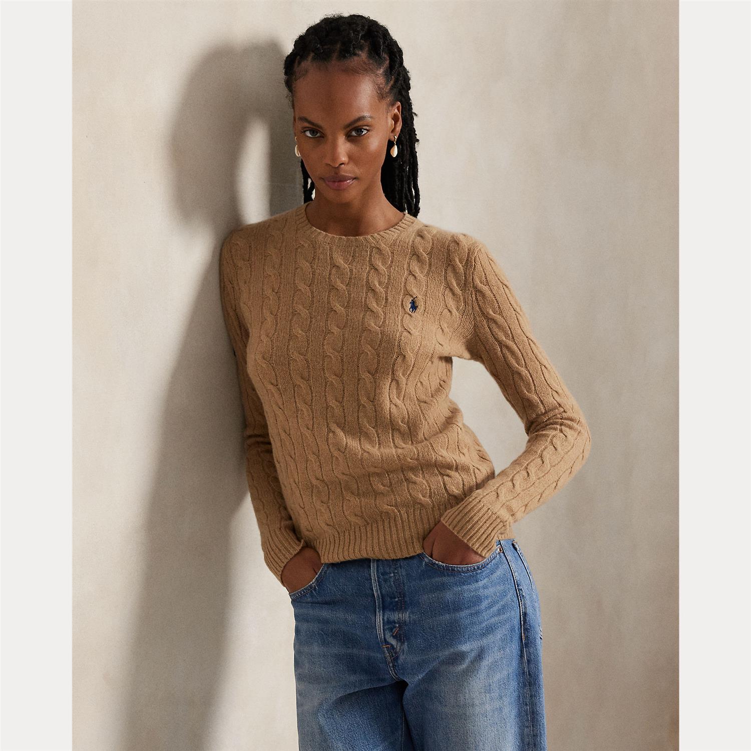 Julianna-Long Sleeve-Pullover Camel
