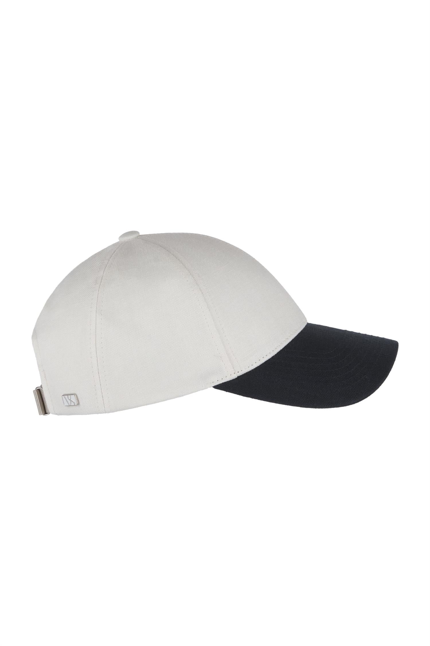 Legacy Structured Linen - Shell White Deep Navy