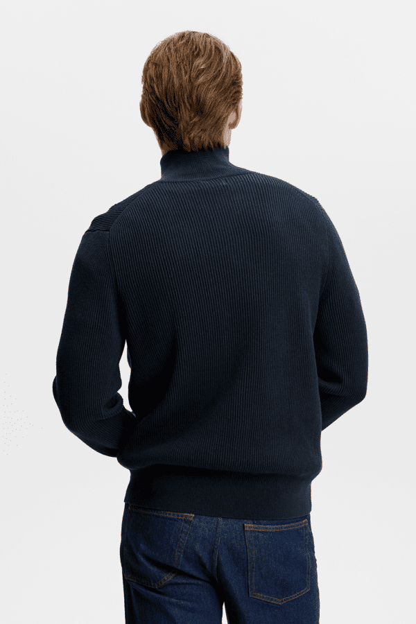 Alexis Full Zip Cardigan - Navy