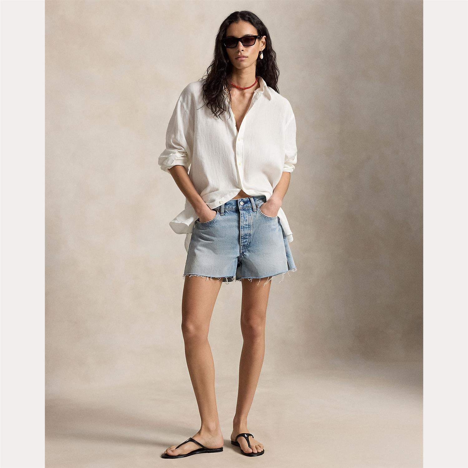 Cutoff Denim Short