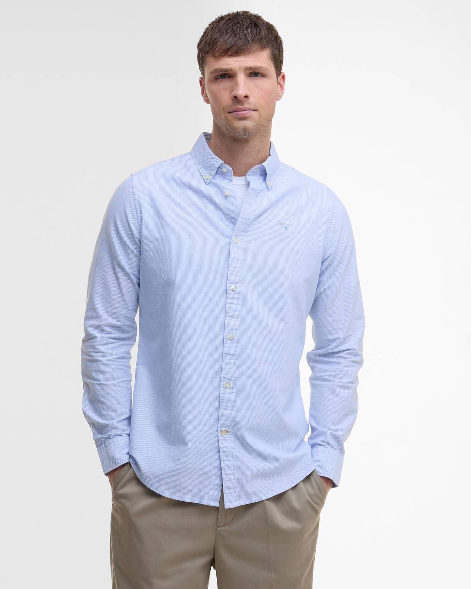 Striped Oxtown - Sky Blue