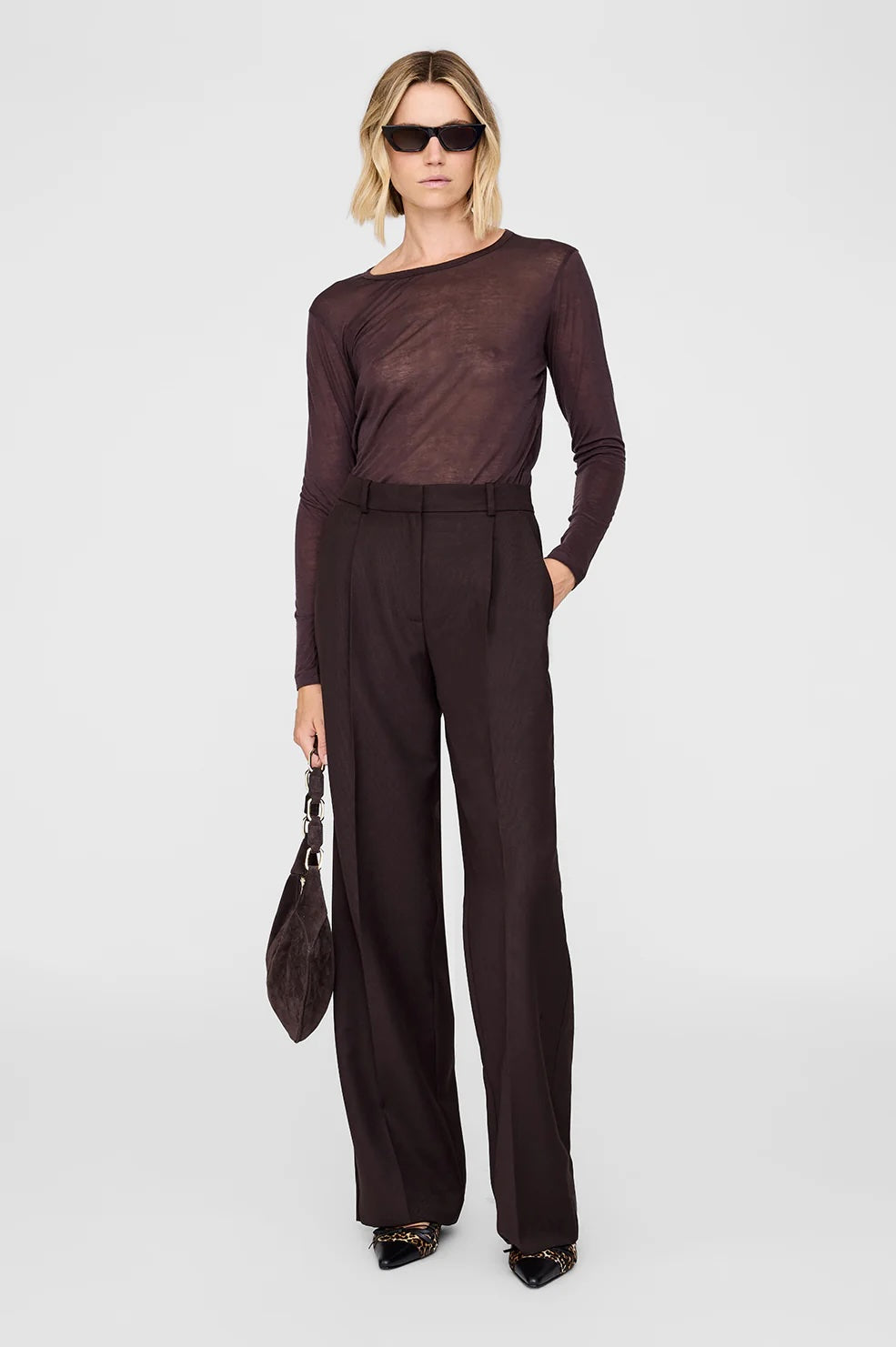 Trent Trouser deep brown