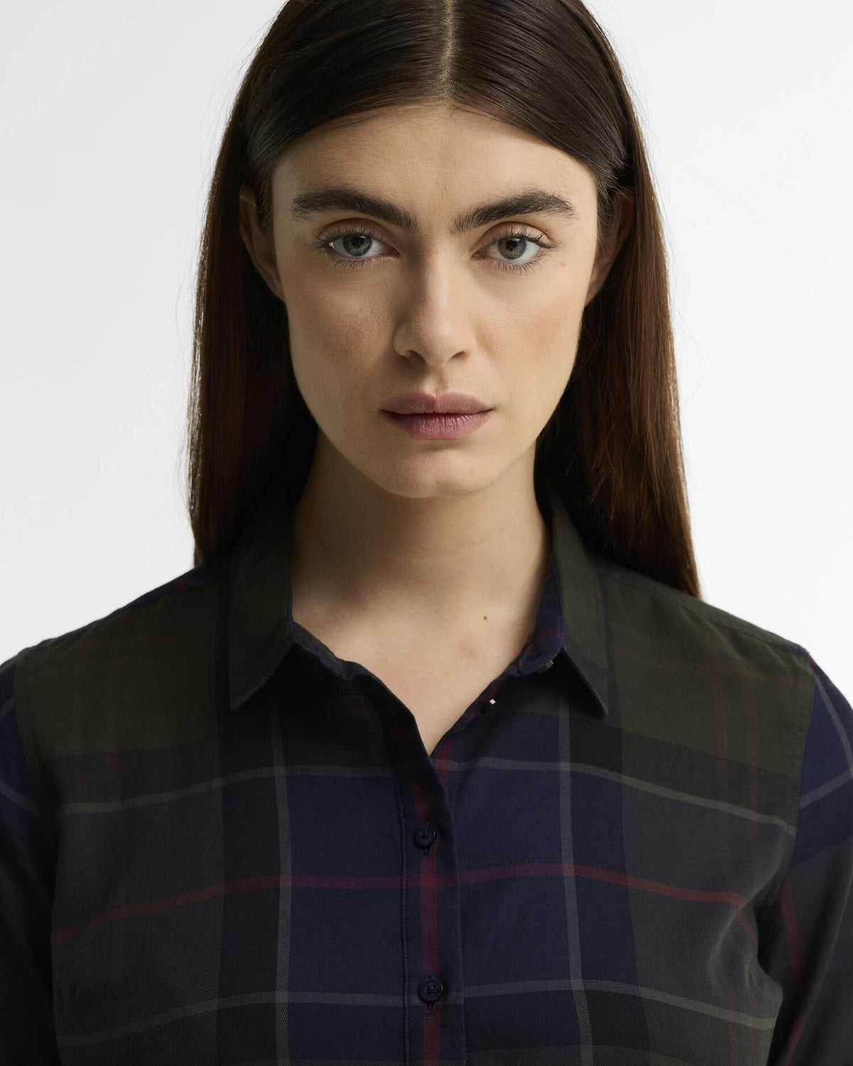 Bredon Regular Long-Sleeved Shirt - Shadow Classic Tartan
