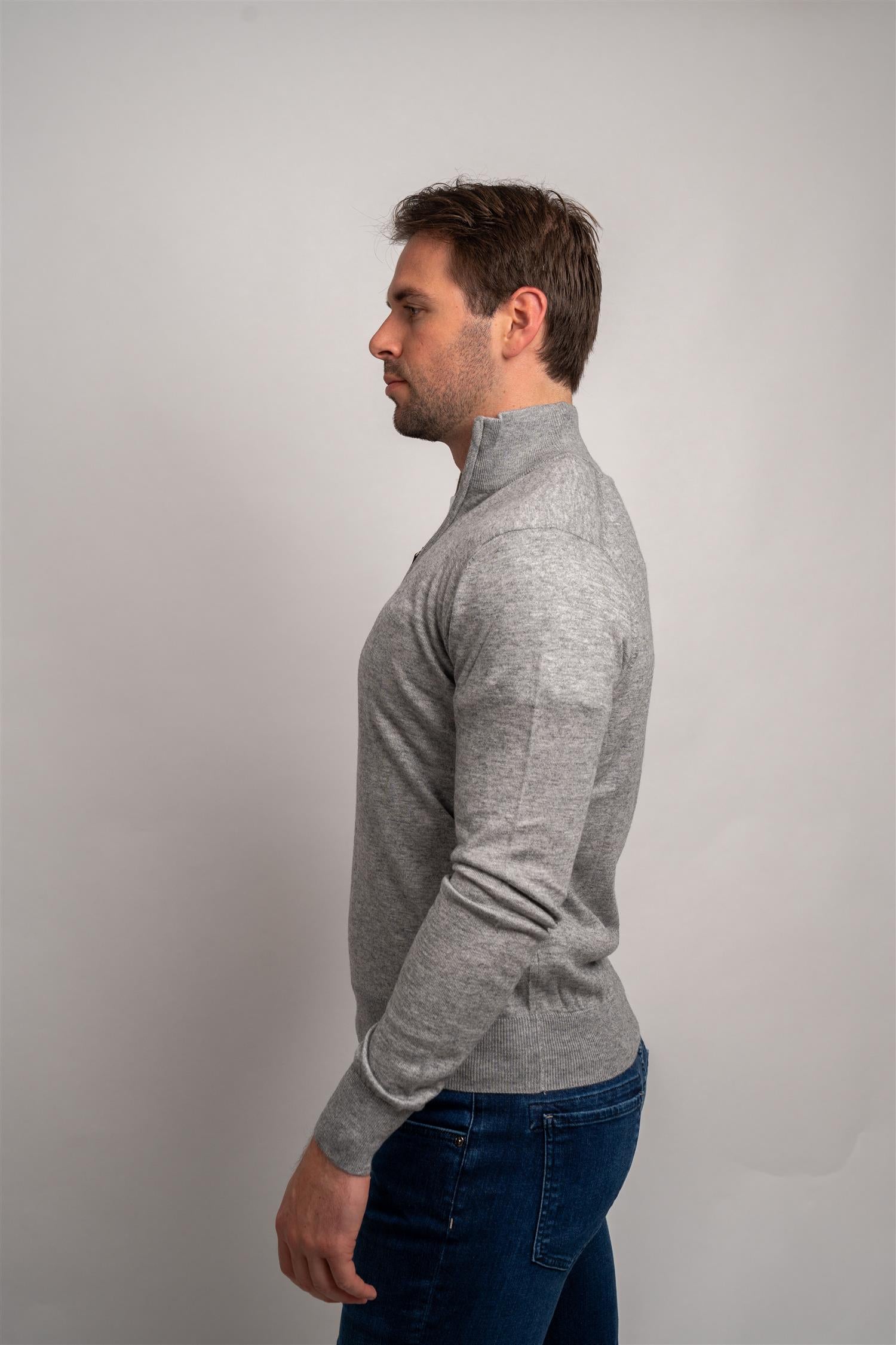 Half Zip - Grey