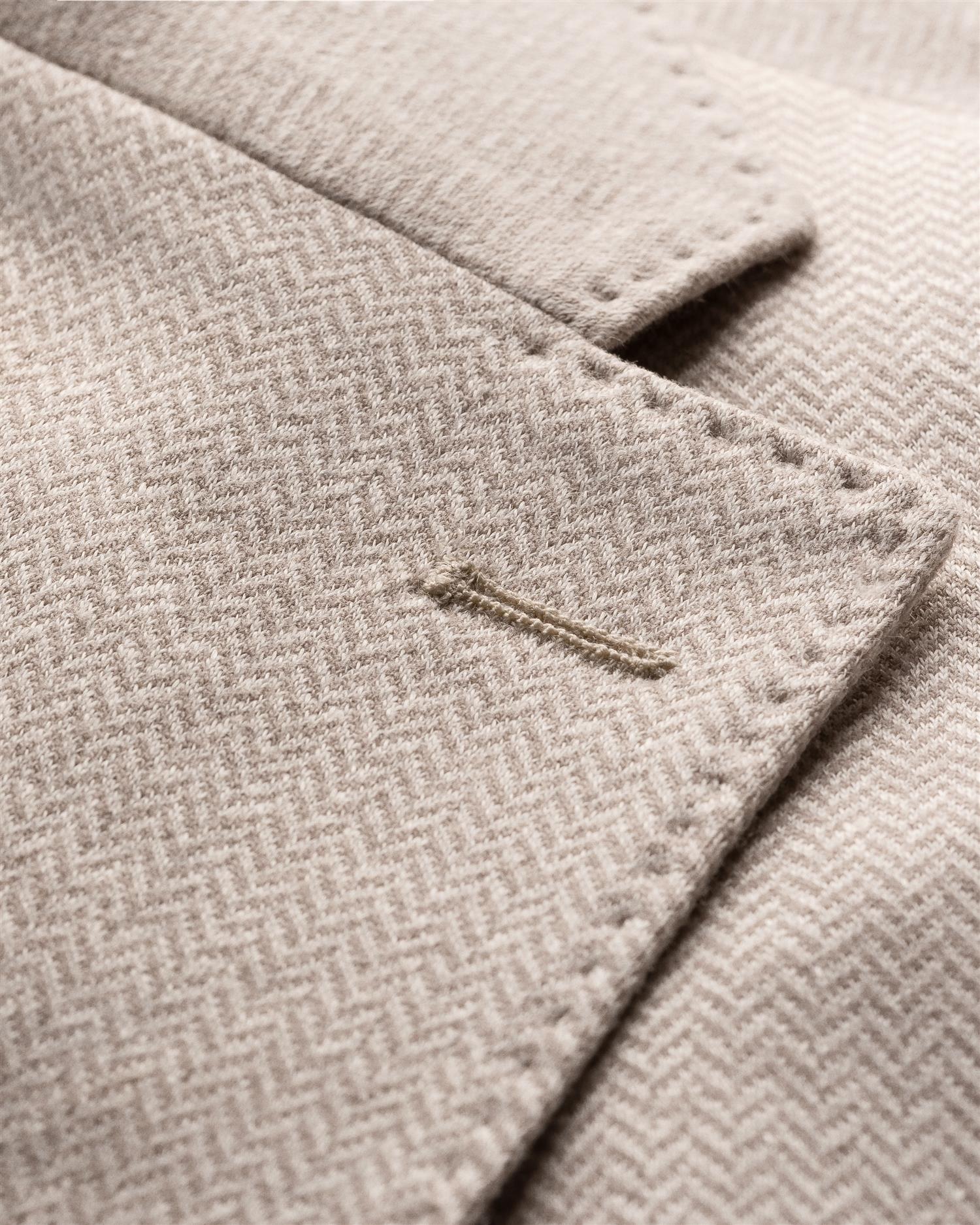 Blazer Herringbone Linen Hersey - Beige