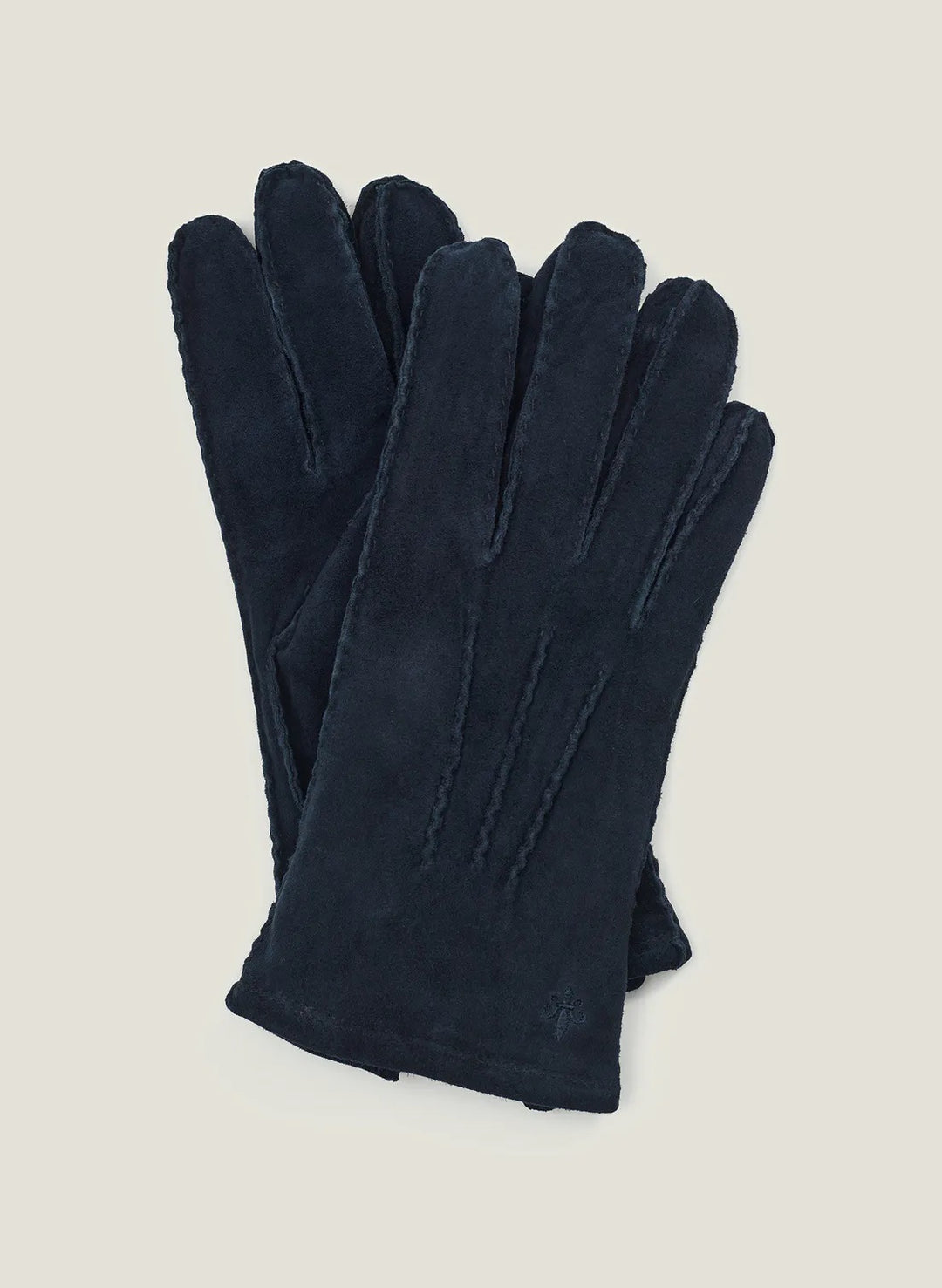 Suede gloves  blue
