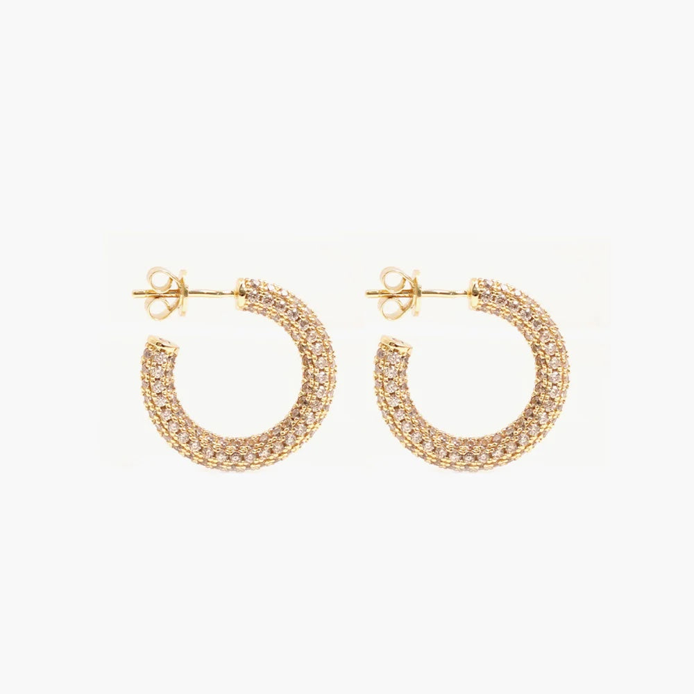 Colorful Hoop Beige Gold
