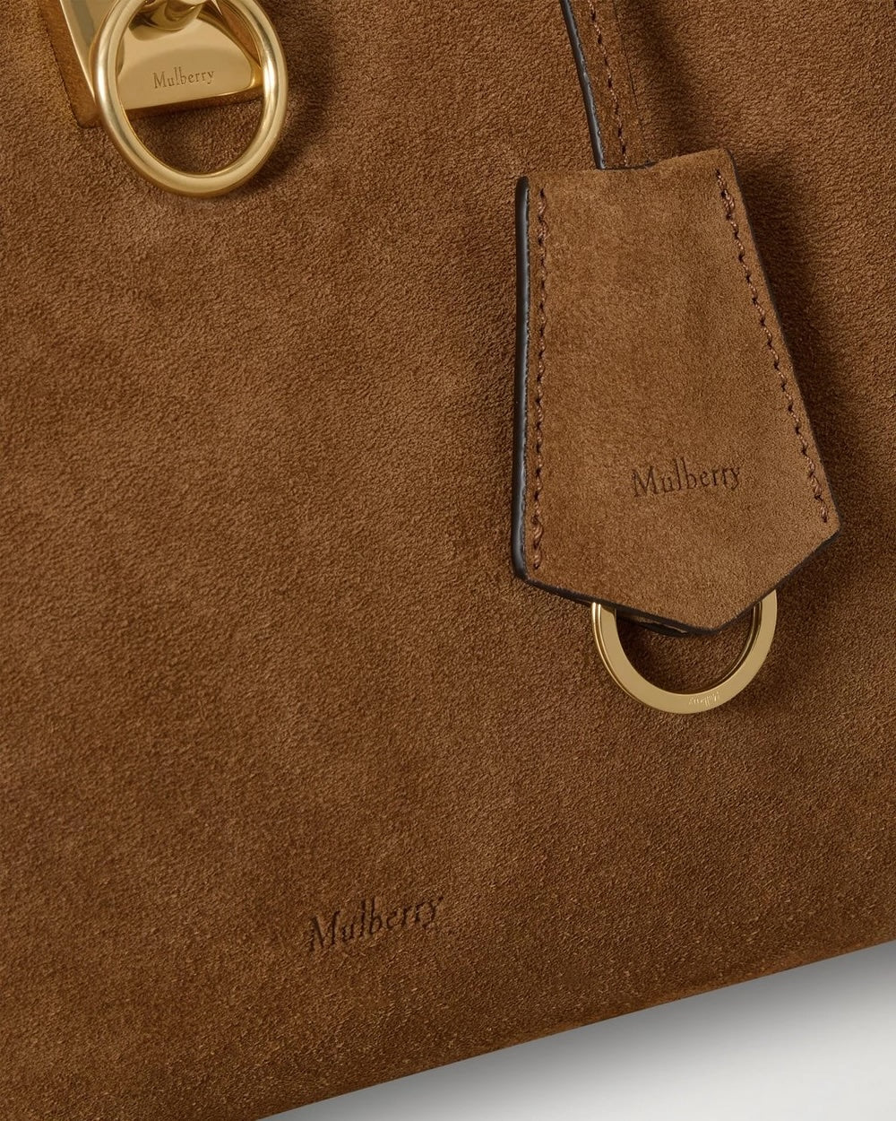Small Iris Vintage Oak Suede