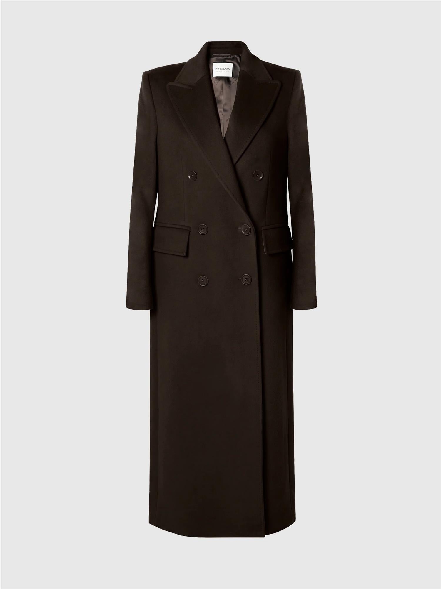 Angie Wool Coat – Espresso