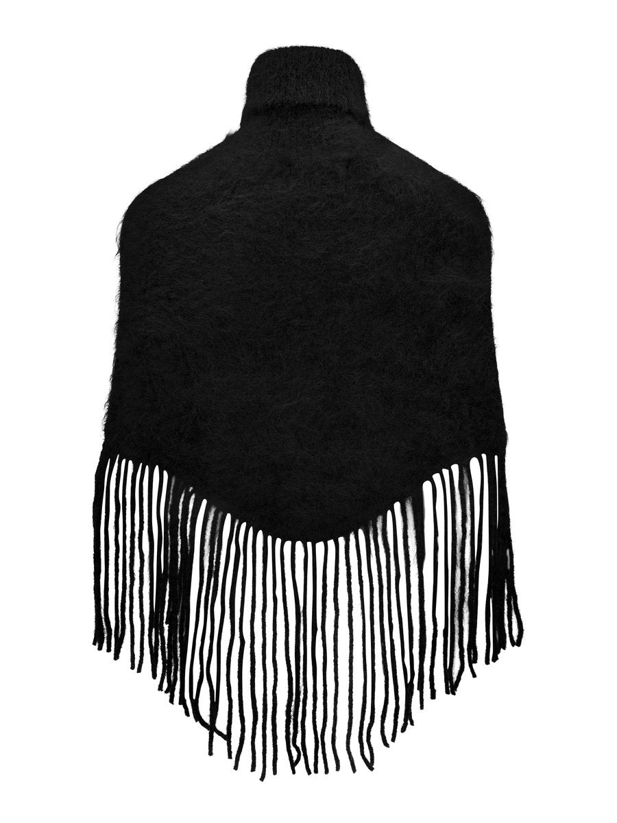 Nikola Chunky Poncho Black